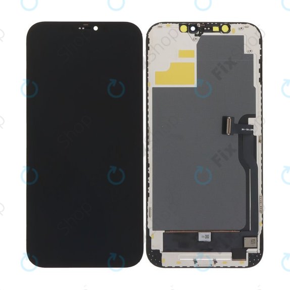 Display Soft OLED für iPhone 12 Pro Max, Touchscreen-Glas mit Rahmen, DIAGNOSTIC