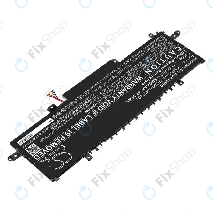 Akku batterie für Asus ZenBook 14, Flip 14, 4200mAh, Li-Pol, 11.55V, C31N1841, HQ