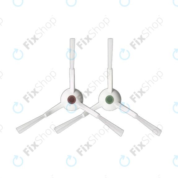 Ersatzteilset für Ecovacs T20, T20 Max, T20 Pro (1x Hauptbürste, 2x Filter, 2x Seitenbürste – weiß, 4x Wischtuch, 2x Staubbeutel)