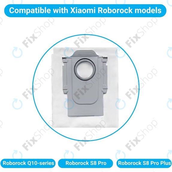 Staubbeutel, 4 Stk. für Xiaomi Roborock Q10-series, S8 Pro, S8 Pro Plus