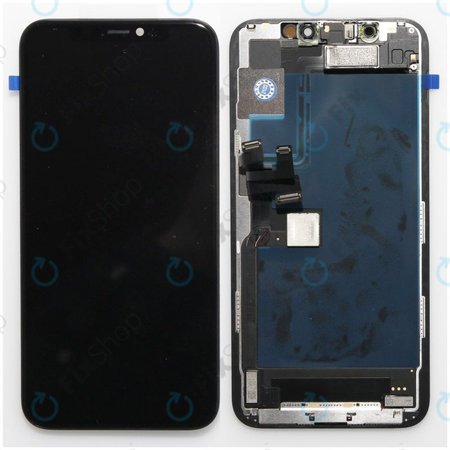 Apple iPhone 11 Pro Max - LCD Display + Touchscreen Front Glas + Rahmen - 661-14099 Genuine Service Pack