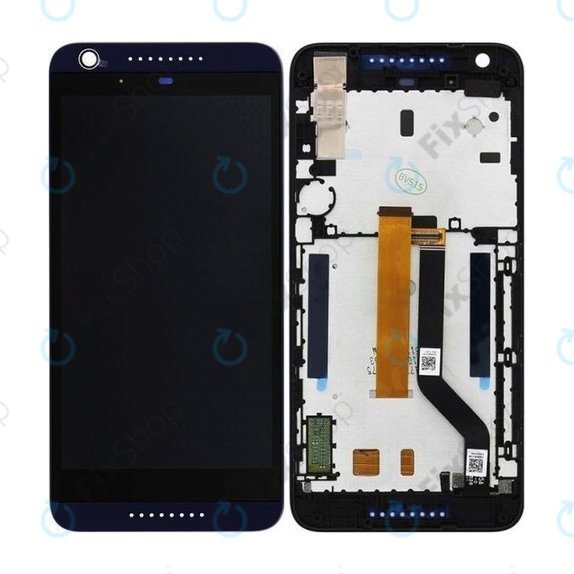 HTC Desire 626G Dual SIM - LCD Display + Touchscreen Front Glas + Rahmen (Navy Blue) TFT