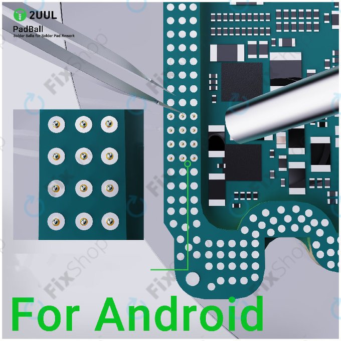 Lötkugeln für Android-Reparatur, 2UUL PB02