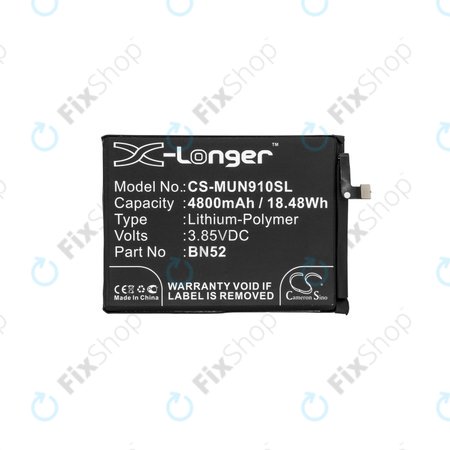 Xiaomi Redmi Note 9 Pro - Akku Batterie BN52 4800mAh HQ