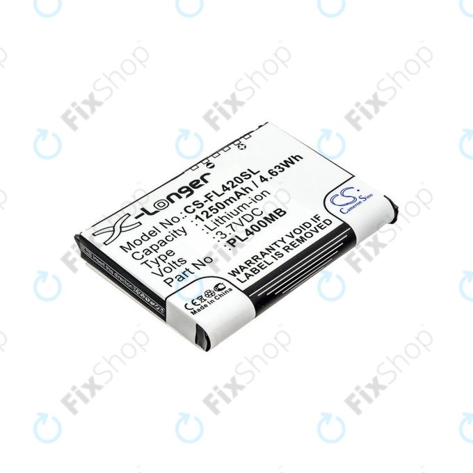 Batterie für Fujitsu Siemens Loox N560, N520, N500, 420, 410, 1250mAh, Li-Ion, 3.7V, PL400MB, HQ