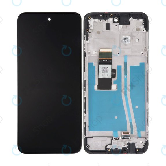 Motorola Moto G53 5G - LCD Display + Touchscreen Front Glas + Rahmen (Ink Blue) TFT