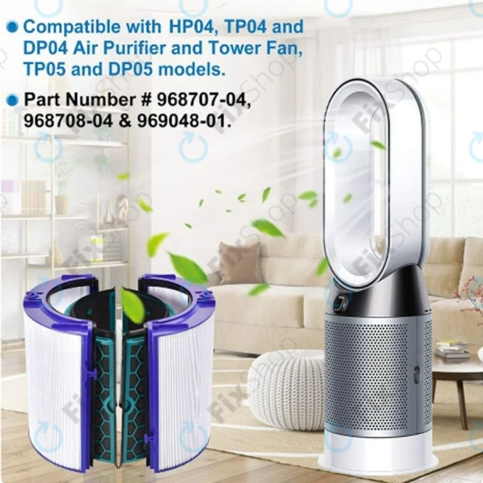 Dyson Pure Hot+Cool, Pure Cool - Filtersatz (HEPA + Aktivkohle)