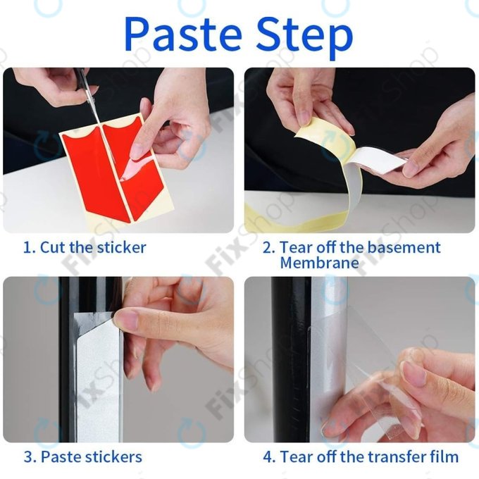 Xiaomi Mi Electric Scooter 1S, 2 M365, Essential, Pro, Pro 2 - Reflexaufkleber (A)