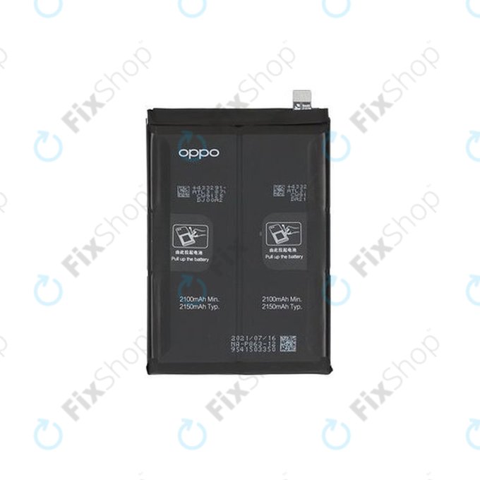 Oppo Reno 6 5G CPH2251 - Akku Batterie BLP863 4300mAh - 4907758 Genuine Service Pack