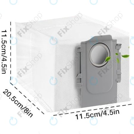 Xiaomi Roborock Qrevo Curv, Qrevo Edge, S8 MaxV Ultra, S8 Max Ultra, Saros 10, Saros 10R, QV-series - Abfallbeutel