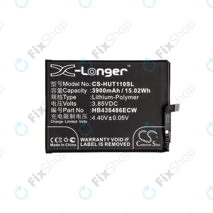 Huawei Mate 10 Lite, Mate 10 Pro, Mate 20, Nova 2i, P20 Pro, Honor View 20 - Akku Batterie HB436486ECW 3900mAh HQ