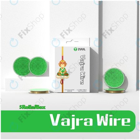 2UUL - Vajra Wire - Draht zum Trennen von LCD-Displays (0.035mm x 100m) - 5Stk.