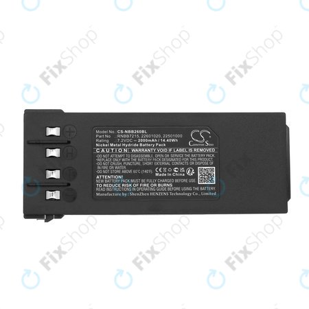 Akku batterie für Hiab 077 Hiduo, 088CL, 095, 2000mAh, Ni-MH, 7.2V, RNBB7215, 2.250.1000, HQ