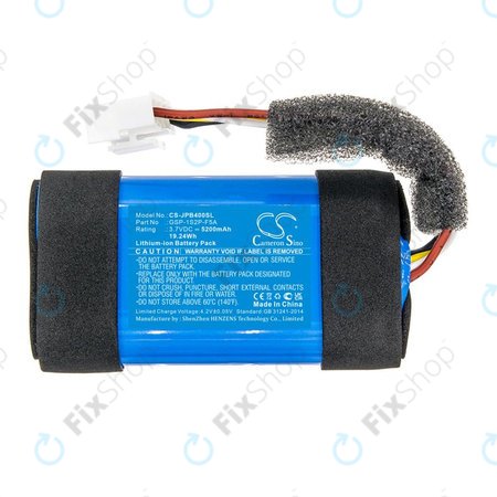Akku batterie für JBL Partybox Encore Essential, 5200mAh, Li-Ion, 3.7V, GSP-1S2P-F5A, HQ