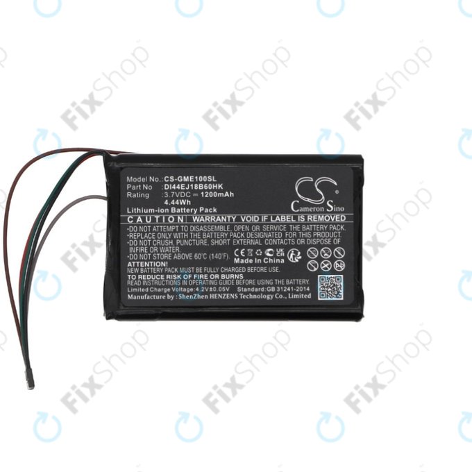 Batterie für Garmin Edge 1000, Explore, 1200mAh, Li-ion, 3.7V, DI44EJ18B60HK, HQ