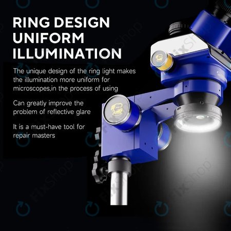 Mechanic LS720 Plus - Polarisiertes LED-Mikroskop-Ringlicht