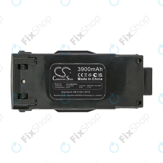 Akku batterie für Yuneec Mantis G, Q, 3900mAh, Li-Pol, 11.4V, YUNB3S2800, HQ