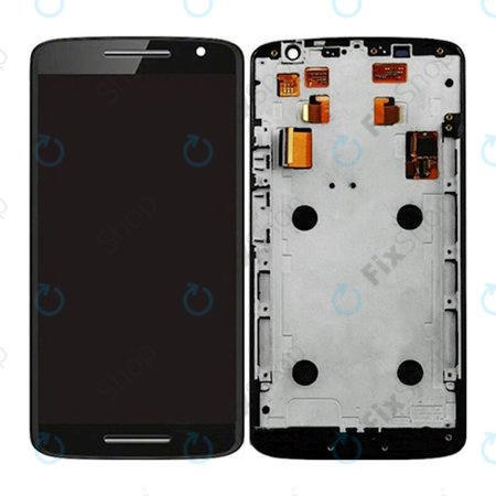 Motorola Moto X Play XT1562 - LCD Display + Touchscreen Front Glas + Rahmen (Black) TFT