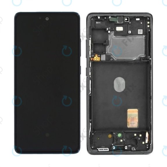 Samsung Galaxy S20 FE G780F - LCD Display + Touchscreen Front Glas + Rahmen (Cloud Navy) - GH82-24220A, GH82-24219A, GH82-31328A, GH82-31329A, GH82-31321A Genuine Service Pack