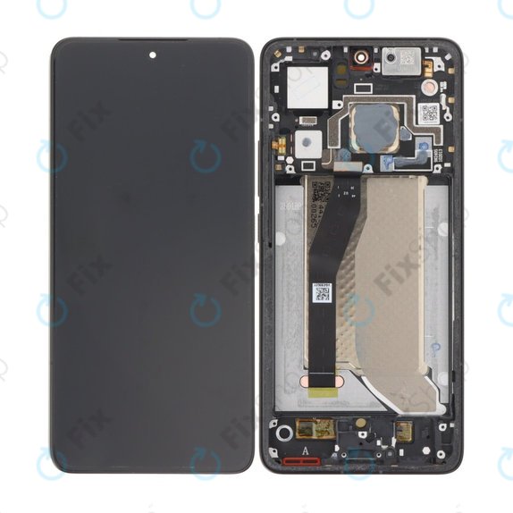 Xiaomi 14T Pro 2407FPN8EG - LCD Display + Touchscreen Front Glas + Rahmen (Titan Black) OLED