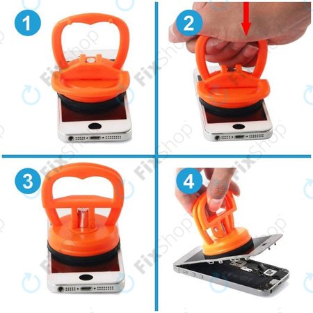 Fester Saugnapf zum Öffnen von Geräten