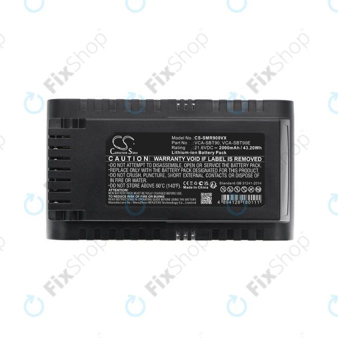 Samsung Jet 75, 75 Multi, 75 Premium, VS70, 90, VS9000 - Akku Batterie VCA-SBT90, VCA-SBT90E, DJ96-00221A Li-Ion 21.6V 2000mAh HQ