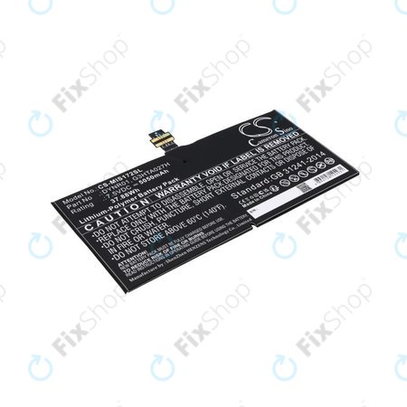 Akku batterie für Microsoft Surface Pro 4, 5050mAh, Li-Pol, 7.5V, DYNR01, HQ