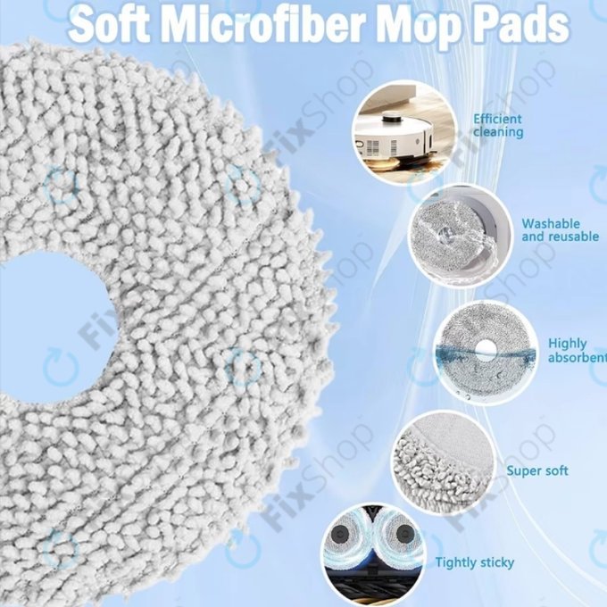 Xiaomi Dreame X50, L40s Pro Ultra, Mova V50 Ultra, P60 - Wischtuch