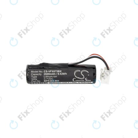 Batterie für Verifone Vx675, Vx690, C680, 2600mAh, Li-Ion, 3.7V, BPK260-001, HQ