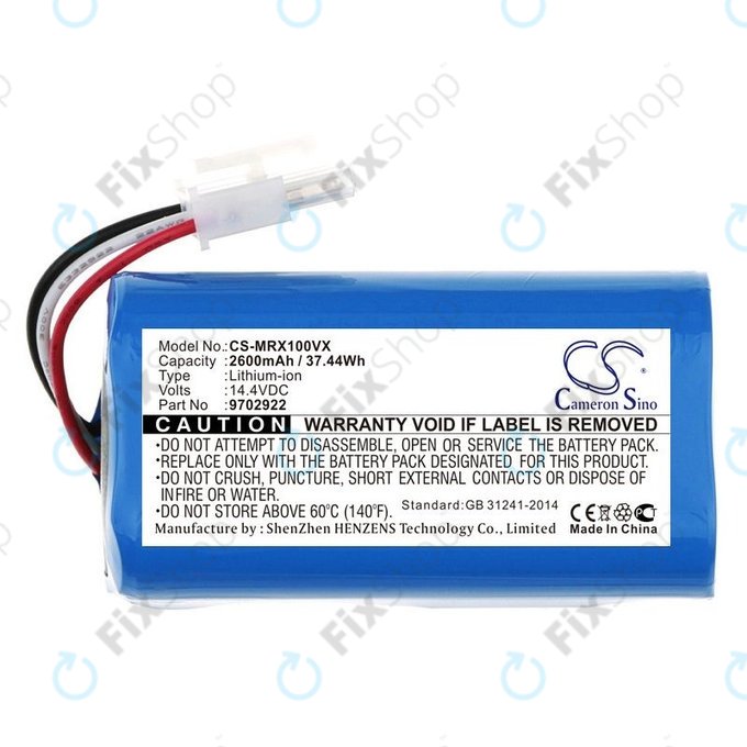 Miele Scout RX1 - Akku Batterie 9702922 Li-Ion 14.4V 2600mAh HQ