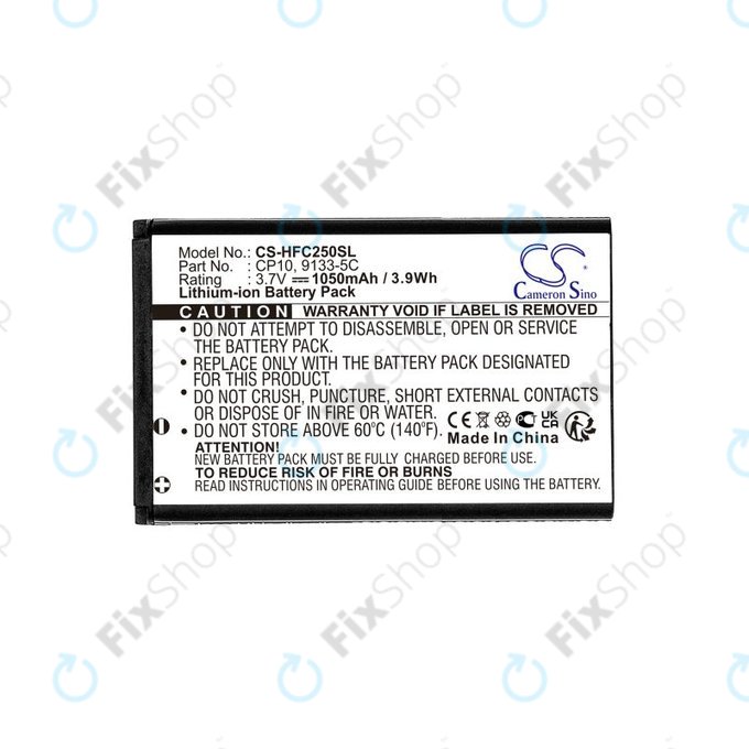 Akku batterie für Amplicomms Powertel M4000, Auro Comfort 1010, 1050mAh, Li-Ion, 3.7V, MM460BB, CP10, HQ