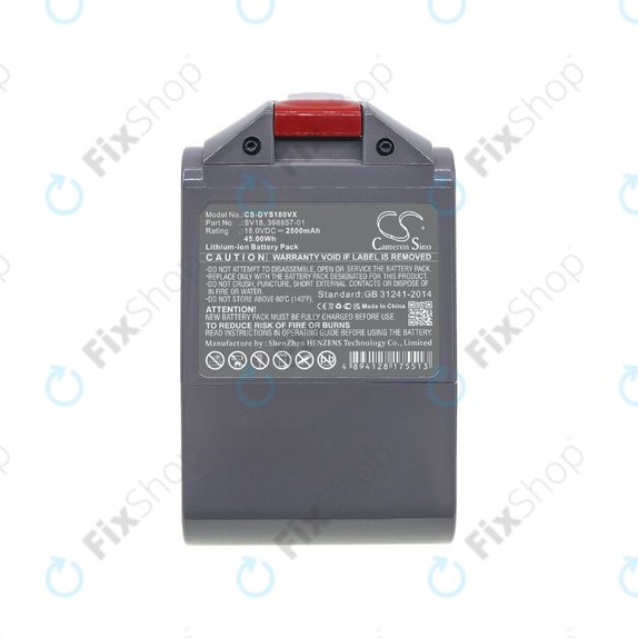 Dyson V-series - Akku Batterie SV18, 398857-01 Li-Ion 18V 2500mAh HQ