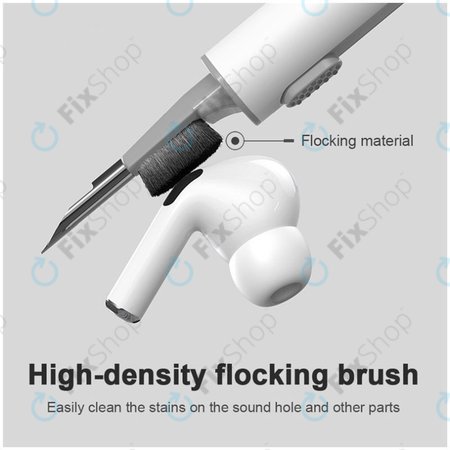 Reinigungsstift zur Reinigung von Telefonen und Kopfhörern (Weiß)