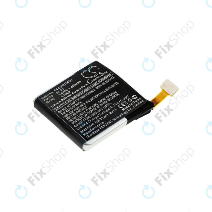 Batterie für LG W150, LG Watch Urbane, 400mAh, Li-Pol, 3.8V, BL-S3, HQ
