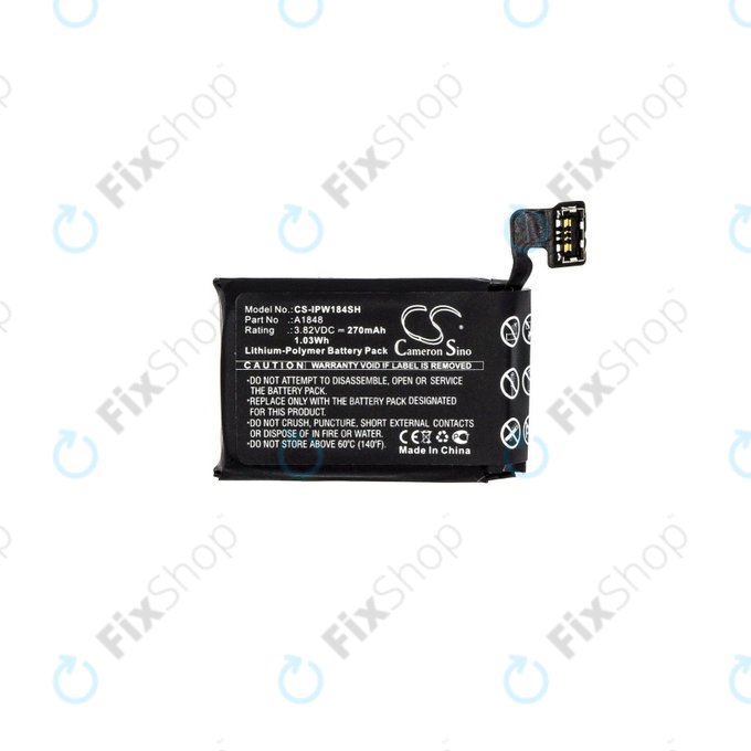 Apple Watch 3 38mm - Akku Batterie A1848 (GPS + Cellular Version) 270mAh HQ