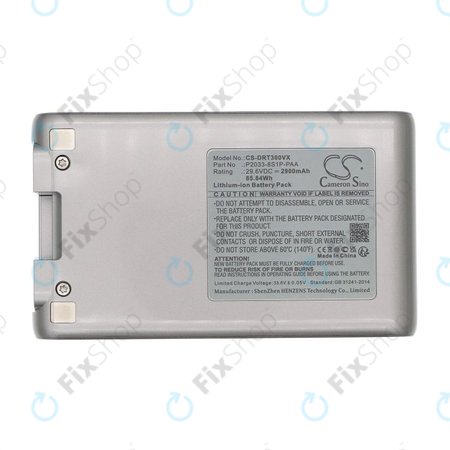 Akku batterie für Dreame T30, 2900mAh, Li-Ion, 29.6V, P2033-8S1P-PAA, HQ