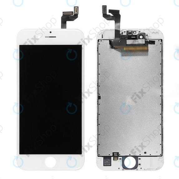 Apple iPhone 6S - LCD Display + Touchscreen Front Glas + Rahmen (White) In-Cell FixPremium