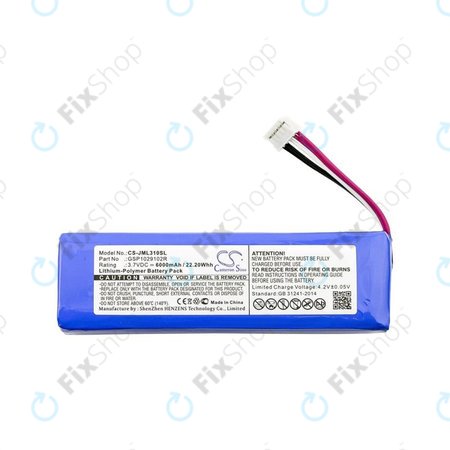 JBL Charge 2, Charge 2+, Charge 3 (2015) - Akku Batterie Li-Pol 6000mAh HQ