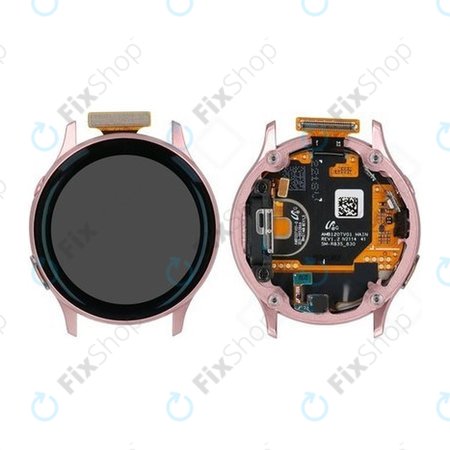 Samsung Galaxy Watch Active 2 40mm R830, R835 - LCD Display + Touch Screen + Frame (Gold) - GH82-21104B Genuine Service Pack