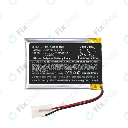 Garmin Fenix 6X, 6X Pro Solar, Tactix Delta - Akku Batterie 361-00126-00 400mAh HQ