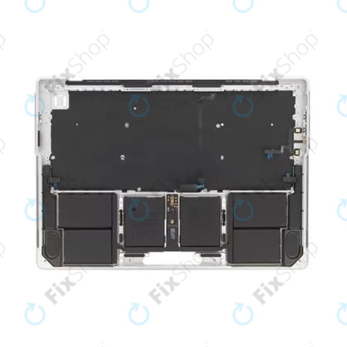 Oberer Tastaturrahmen für MacBook Pro 14", A3185 (2024), mit US-Tastatur und Akku, Silver, 661-50211, Genuine Apple