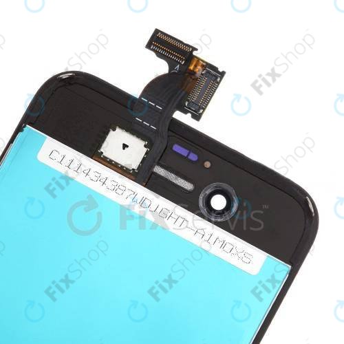 Display für iPhone 4S, Black, Touchscreen-Glas mit Rahmen