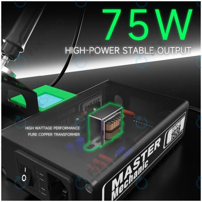 Mechanic T12 Pro - Digitale Lötstation (Black)