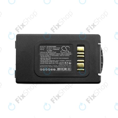 Batterie für Datalogic Skorpio X3, Skorpio X4, 5200mAh, Li-Ion, 3.7V, BT-0016, HQ