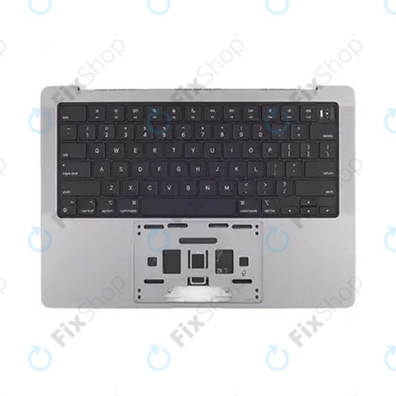 Oberer Tastaturrahmen für MacBook Pro 14", A2918 (2023), mit US-Tastatur und Akku, Space Gray, 661-35708, Genuine Apple