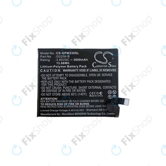 Google Pixel 3a XL - Akku Batterie G020A-B 3600mAh HQ