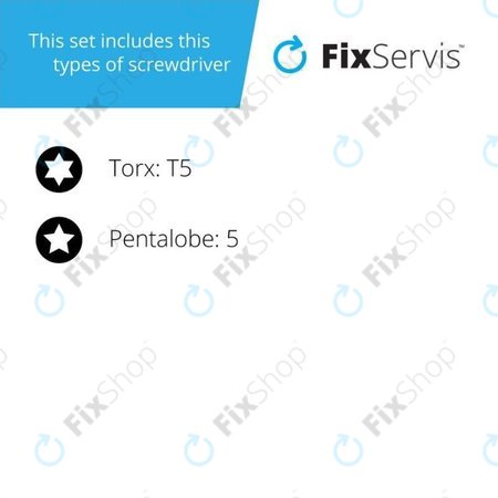 Einfache Schraubendreher - Pentalobe PL4 + Torx T5 (MacBook)