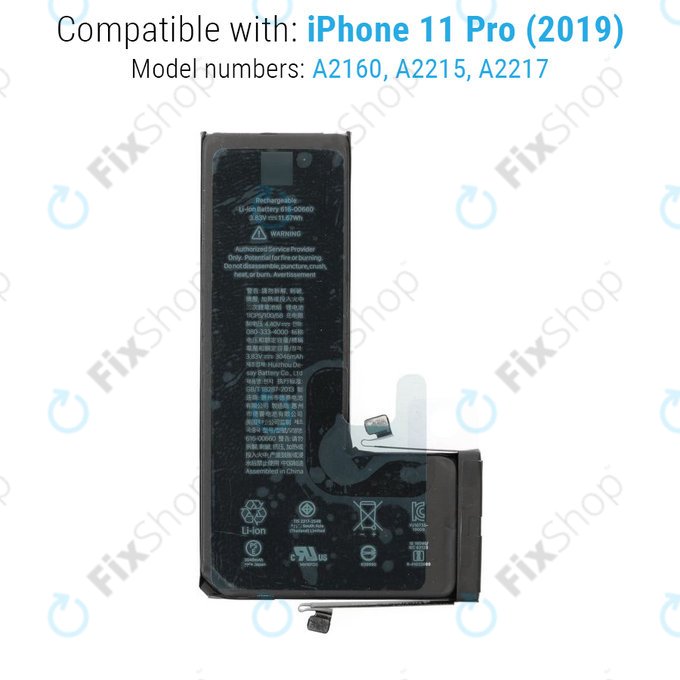 Apple iPhone 11 Pro - Akku Batterie 3046mAh