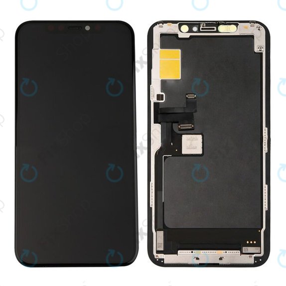 Display Soft OLED für iPhone 11 Pro, Touchscreen-Glas mit Rahmen, FixPremium