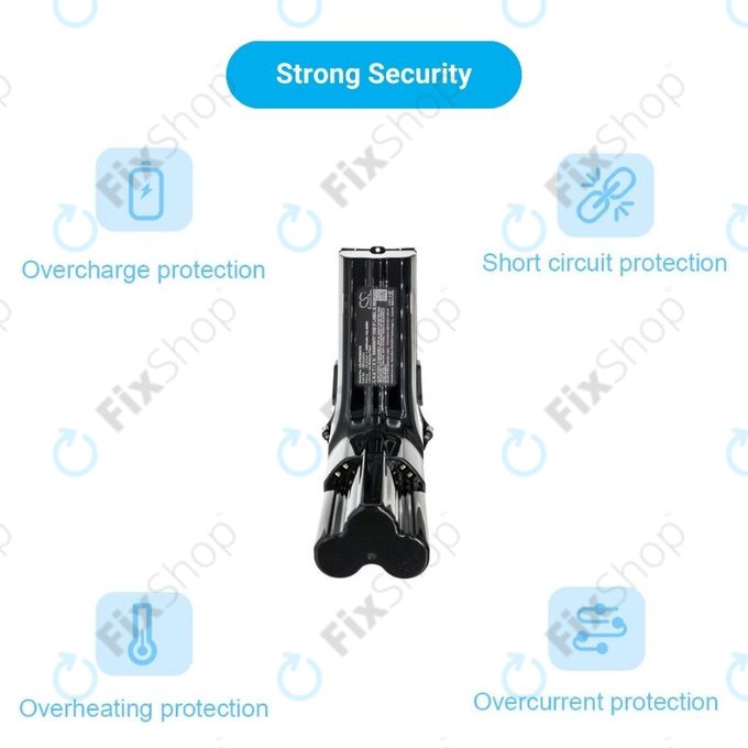 Philips SpeedPro Max, SpeedPro Max Aqua - Akku Batterie IBD034GA Li-Ion 25.2V 2400mAh HQ